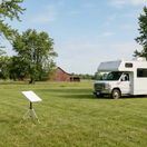 Starlink satellite connecting to a Class C RV.