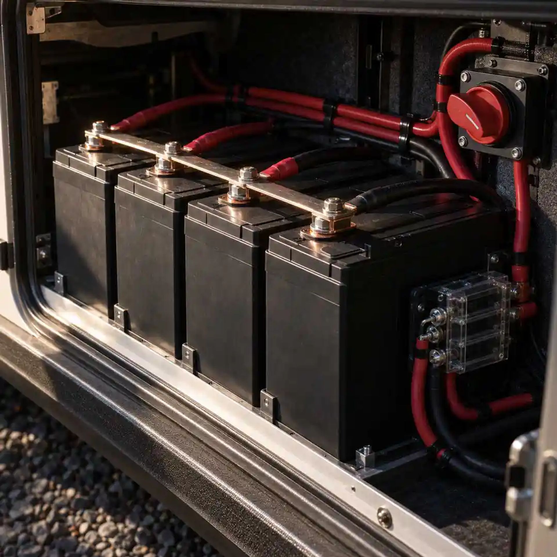 Battery backup for the RV.