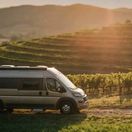 Travel RV in a vineyard on the CurbNTurf platform