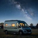 Class B under a starry night at a farm. 