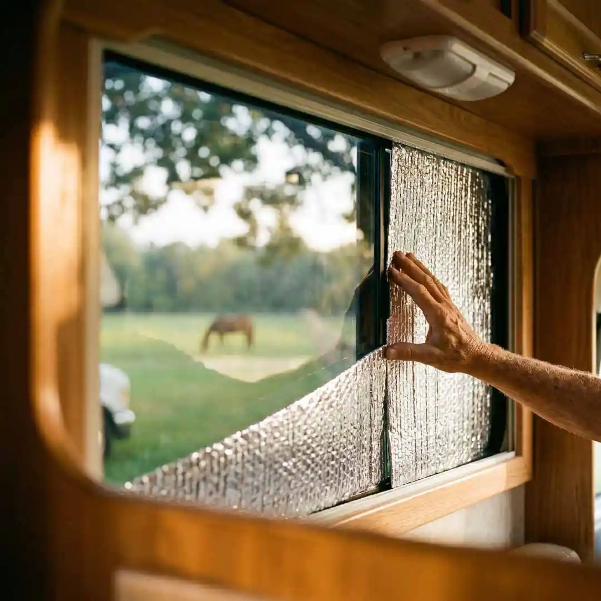 Reflecting windowing heat