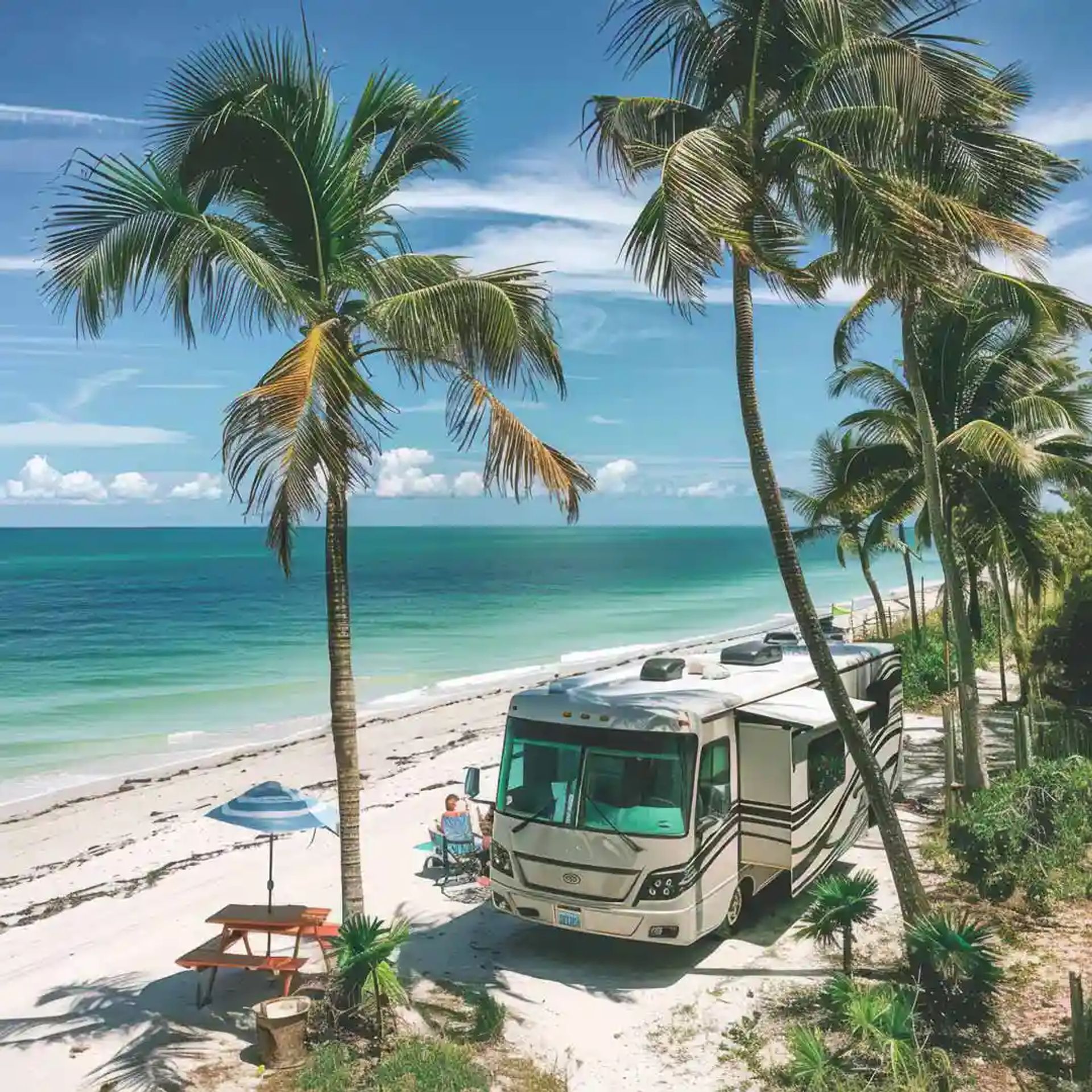 RVing on the Beach