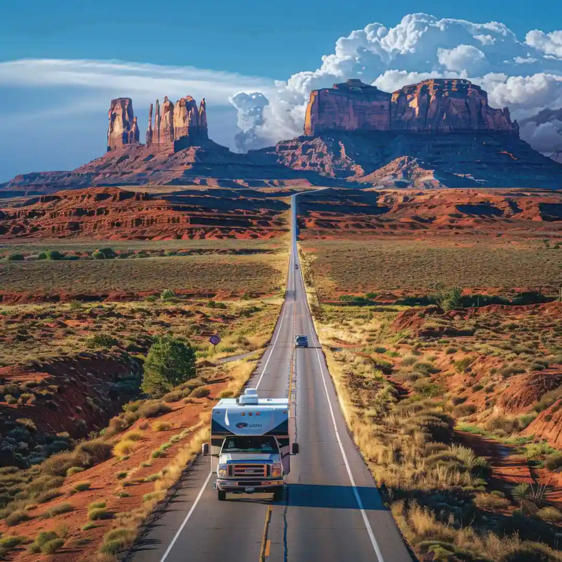 RV traveling down to Arizona