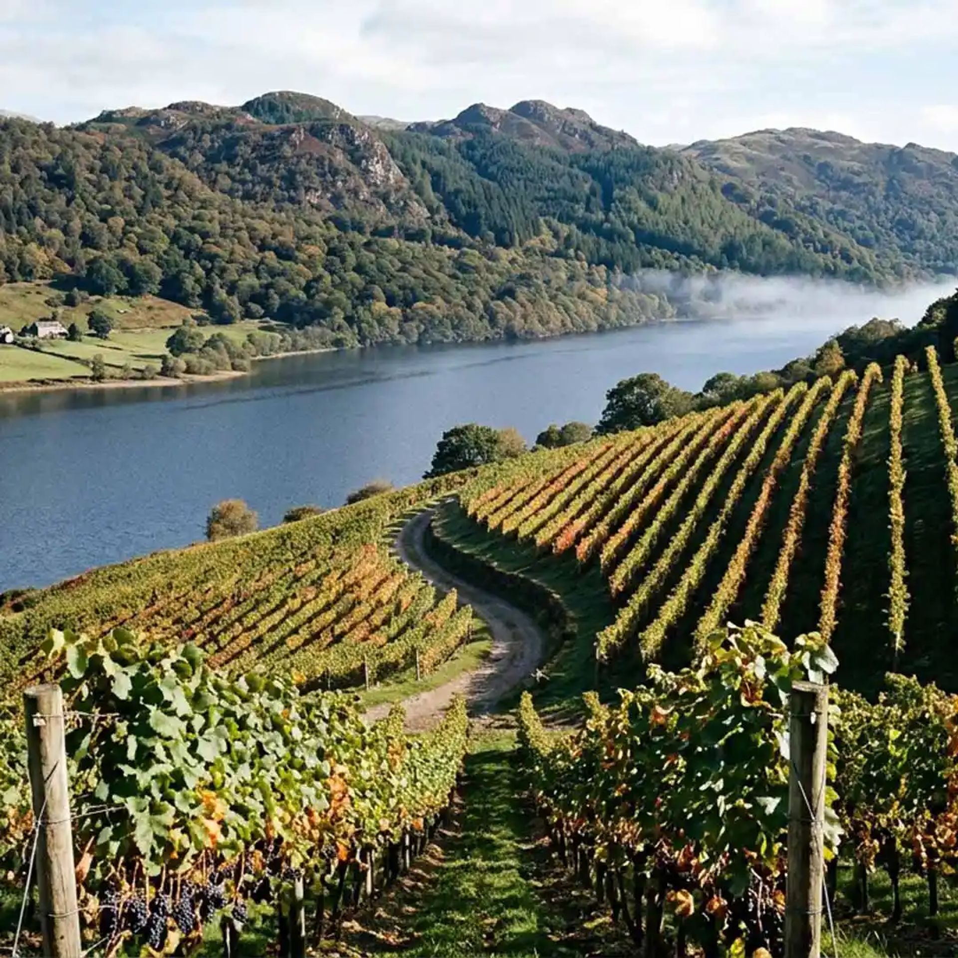 Vineyard in the Columbian River Basin.